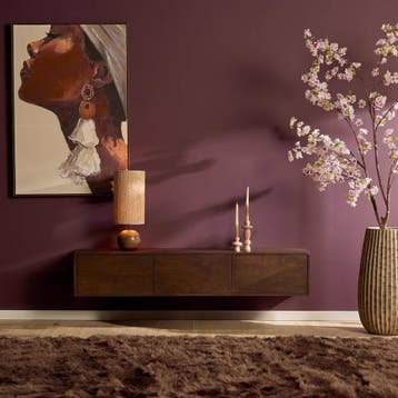 Zwevend tv meubel Vision Bruin Mangohout 160 cm | Starfurn, Huis en Inrichting, Ophalen of Verzenden, Nieuw
