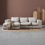 *WOONWINKEL* Hoekbank Met Divan Hoek Links Beige, Verzenden, Nieuw