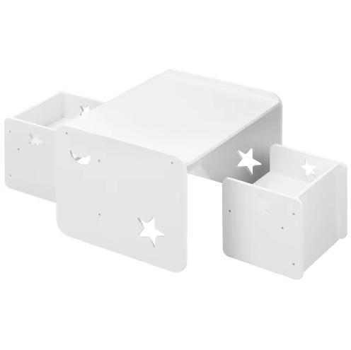 Kindertafel met 2 Stoelen – Multifunctionele Meubelset, Huis en Inrichting, Bureaus, Nieuw, Verzenden