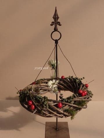 Metalen frame Zwaar Sierringpin met ring, Ophalen of Verzenden, Nieuw