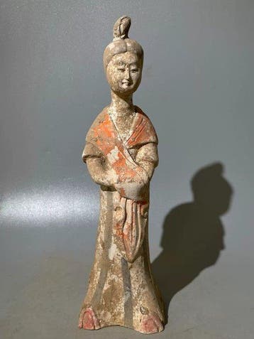 Oud Chinees, Tang-dynastie Keramiek Ceramic Court Medewerker