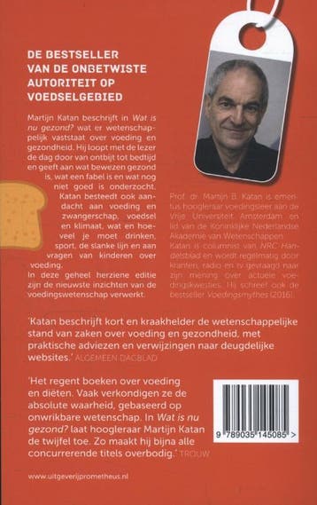 Wat is nu gezond? 9789035145085 Martijn B. Katan, Verzenden, Gelezen, Martijn B. Katan