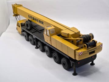Gescha Liebherr LT 1100 mobiele kraan / Schaal 1:50, Hobby en Vrije tijd, Ophalen of Verzenden, Gebruikt, Hijskraan, Tractor of Landbouw