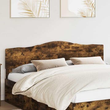 vidaXL Hoofdbord Gerookt eiken Bewerkt hout, Verzenden, Nieuw, Bruin, Hout