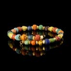 Oud-Romeins, Keizerrijk Armband met Romeinse veelkleurige, Antiek en Kunst