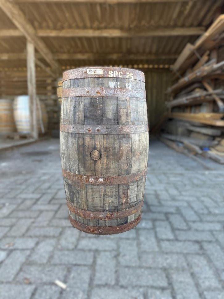 Whiskyvaten 125 L - bloembak - regenton - eikenhout - tuin, Tuin en Terras, Regentonnen, 75 tot 150 liter, Met kraantje, Nieuw