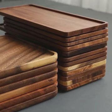 Natuurlijke Houten Serveerschaal Rechthoekig - Fruit, Snacks, Verzenden, Nieuw