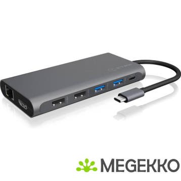ICY BOX-DK4050-CPD interface hub USB 3.2 Gen 1 (3.1 Gen 1), Verzenden, Nieuw, ICY BOX