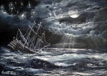 Mauro Pani (1957) - Lultimo sguardo alla Luna