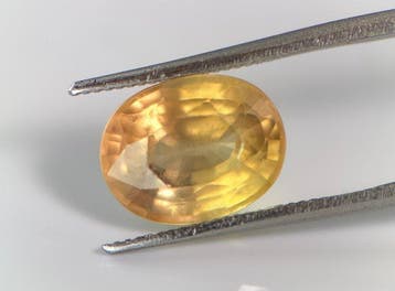 Geel Saffier - 4.15 ct - Gem research Swiss Lab (GRS) - Geen, Nieuw