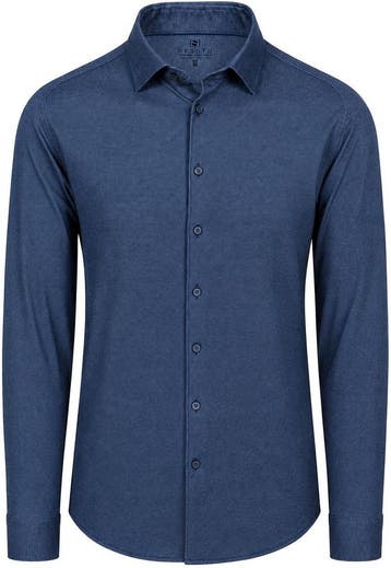 Desoto Overhemd Twill Indigo maat XXL Heren, Kleding | Heren, Overhemden, Verzenden, Nieuw, Blauw, Desoto
