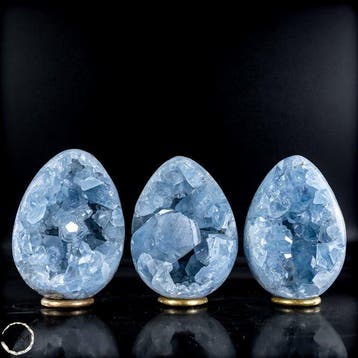 Adembenemend Celestiet-Ei-Drusen-Set – hemelsblauw, Verzamelen