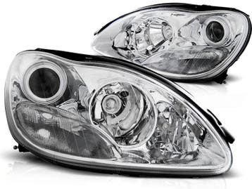 Koplampen Mercedes-Benz S-Klasse Typ W220 Bj. 98-01 chroom, Ophalen of Verzenden, Nieuw