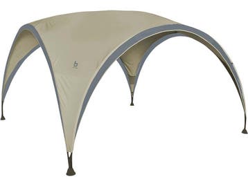 Bo-Camp - Party Shelter - Extra Ruim - Beige, Caravans en Kamperen, Verzenden, Zo goed als nieuw