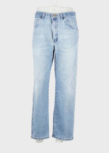 Wrangler Jeans Heren maat WW33 / L27 Blauw Vintage, Ophalen of Verzenden, Nieuw, Wrangler