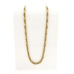 Gouden fantasieschakel ketting, Ophalen of Verzenden, Gebruikt, Overige kleuren, Goud