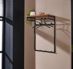 Industriele Kapstok 55cm breed  - Hout - Kledinghanger -2026, Huis en Inrichting, Woonaccessoires | Kapstokken, Wandkapstok, Verzenden