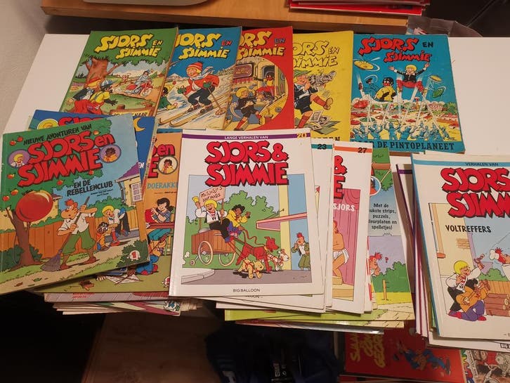 Sjors en Sjimmie | Oude &amp; nieuwe strips! | Stripboeken, Boeken, Stripboeken, Gelezen, Meerdere stripboeken, Verzenden