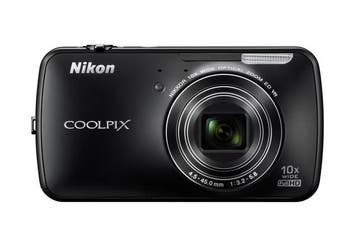Nikon Coolpix S800C Digitale Compact Camera - Zwart (In doos, Verzenden, Zo goed als nieuw