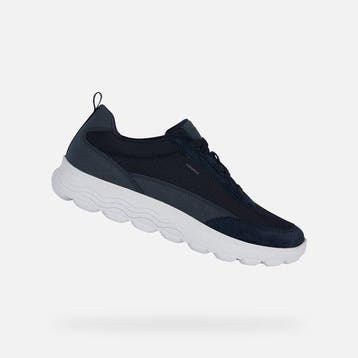 GEOX - maat 45- SPHERICA HEREN Sneakers - MARINEBLAUW, Verzenden, Nieuw