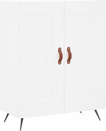 vidaXL dressoir 69,5x34x90 cm bewerkt hout wit, Ophalen of Verzenden, Zo goed als nieuw