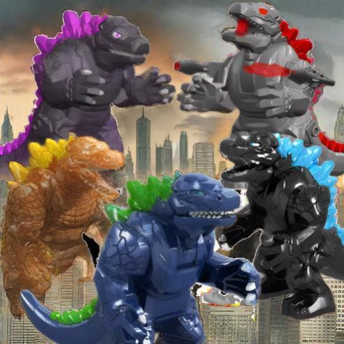 Godzilla minifiguren – Past op LEGO®!, Kinderen en Baby's, Speelgoed | Duplo en Lego, Nieuw, Verzenden