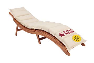 Ligbedkussen Crème 183x56x7cm (Ligbed - Lounge), Verzenden, Nieuw