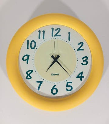 Wandklok - Guzzini - Plastic - 1980-1990 - Popart, Antiek en Kunst
