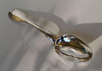 French Solid Silver - Opdienlepel - Parijs 1820, Antiek en Kunst, Antiek | Goud en Zilver