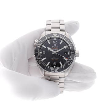 Omega Planet Ocean 43,5mm 215.30.44.21.01.001; Automatisc..., Ophalen of Verzenden, Zo goed als nieuw, Staal, Overige merken