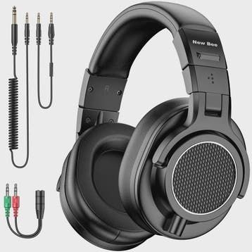 New Bee Studio DJ Koptelefoon met Microfoon - Over-Ear Hi-Re, Verzenden, Nieuw