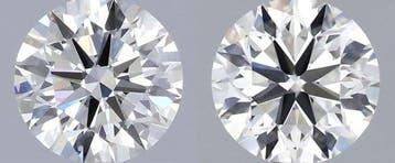 Zonder minimumprijs - 2 pcs Diamant (Natuurlijk) - 1.00 ct -, Nieuw