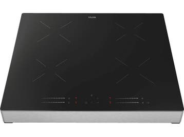 Etna - Inductie Inductiekookplaat - Zilver, Verzenden, Nieuw, Inductie, 4 kookzones