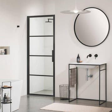 Sealskin Soho swingdeur industrieel zwart links, Verzenden, Nieuw