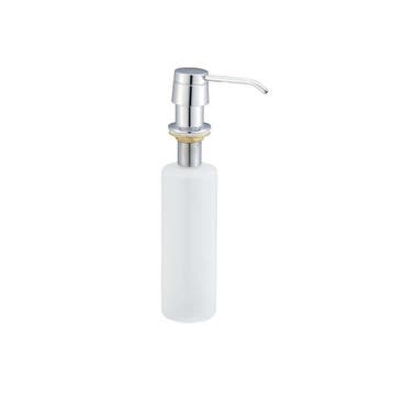Inbouw Zeeppompje Chroom Kunststof Fles 250 Ml, Ophalen of Verzenden, Nieuw, Chroom, Overige typen