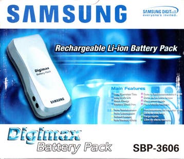 Samsung Digimax External Power Pack / Batterij - SBP3606 (N, Verzenden, Nieuw