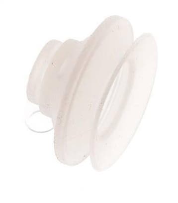 42mm Balg siliconen Helder Vacuümzuignap Slag 9mm, Verzenden, Nieuw