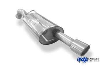FOX VW Golf IV Jubi bumper einddemper Ø63,5 - 1x90 Type 16 p, Verzenden, Nieuw