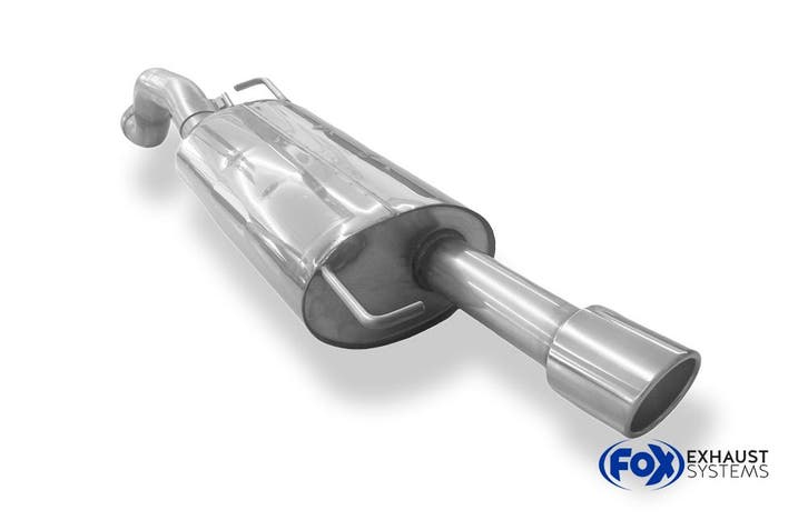 FOX VW Golf IV Jubi bumper einddemper Ø63,5 - 1x90 Type 16 p, Auto-onderdelen, Uitlaatsystemen, Nieuw, Verzenden