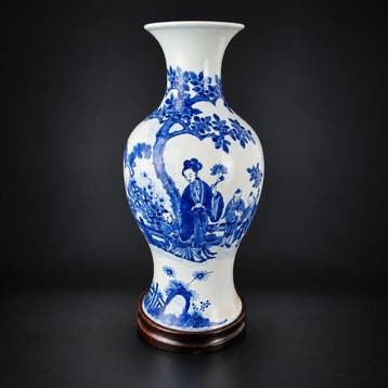 Vaas - Porselein - China - Qing Dynastie (1644-1911), Antiek en Kunst