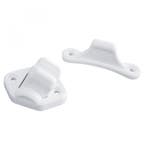 Deurvanger 2-delig Beweegbaar Wit 3mm, Ophalen of Verzenden, Nieuw