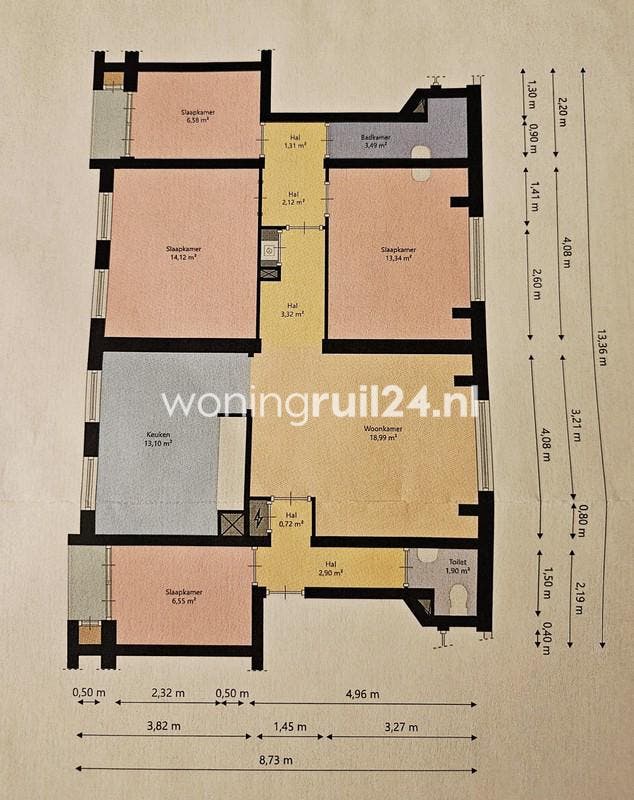 Woningruil - Oostzaanstraat 236 - 5 kamers en Amsterdam, Huizen en Kamers, Woningruil, Amsterdam