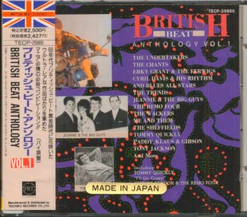 cd - Various (with obi) - British Beat Anthology Vol.1, Verzenden, Zo goed als nieuw