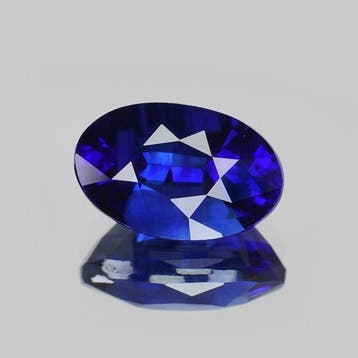 Blauw Saffier - 1.16 ct - Gemological Institute of America, Nieuw