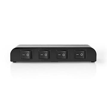 Luidspreker switch | Nedis | 4 poorten, Verzenden, Nieuw