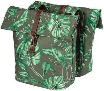 Dubbele Fietstas Basil Ever-Green - 28-32 Liter - Thyme Groe, Verzenden, Nieuw