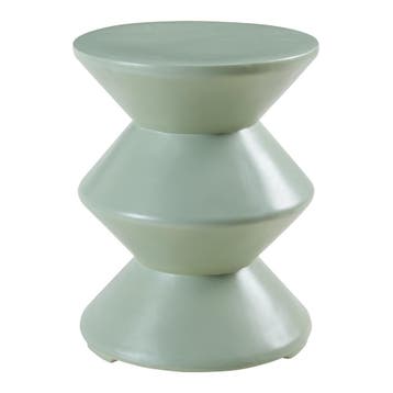 Bijzettafel Kyppeslo rond 47x37 cm mintgroen [en.casa], Huis en Inrichting, Tafels | Bijzettafels, Verzenden, Nieuw