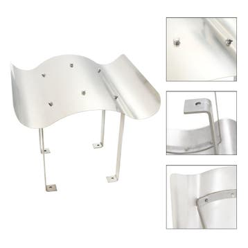 vidaXL Schoorsteenkap roestvrij staal 70 x 70 x 37 cm, Verzenden, Nieuw