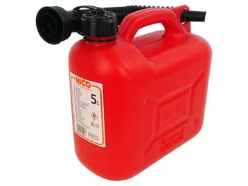 Jerrycan - 5 liter - Met schenktuit, Doe-het-zelf en Verbouw, Ophalen of Verzenden, Nieuw