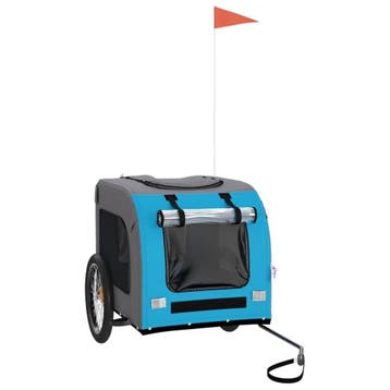 Hondenfietstrailer - 45kg - Blauw | Retourdeal 34% Korting, Ophalen of Verzenden, Zo goed als nieuw, Hondenkar, 40 tot 60 kg